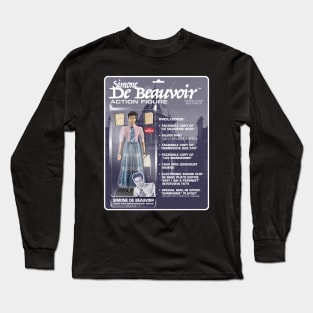 Simone De Beauvoir Action Figure Long Sleeve T-Shirt